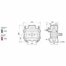 Load image into Gallery viewer, NEW - COMET LOW PRESSURE DIAPHRAGM PUMP BP 60K