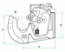 Load image into Gallery viewer, NEW - QUICK LOWER LINK HOOK 1° CATEGORY - TRACTOR 3 POINT LINKAGE MACHINERY IMPLEMENTS