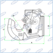Load image into Gallery viewer, NEW - QUICK LOWER LINK HOOK 3° CATEGORY  TRACTOR 3 POINT LINKAGE MACHIENRY IMPLEMENTS