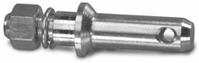 Load image into Gallery viewer, NEW - 2 X IMPLEMENT MOUNTING PIN ø 28-22 X  M22 X ø 28 - TRACTOR 3 POINT LINKAGE MACHIENRY IMPLEMENT