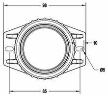Load image into Gallery viewer, NEW - BEACONS LIGHT ADAPTOR (to be welded) - TRACTOR IMPLEMENT MACHINERY