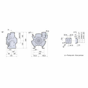 NEW - DIAPHRAGM PUMP “AR” 403 SP By Annovi Reverberi