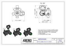 Load image into Gallery viewer, NEW - 5-way high flowrate nozzle holder with articulated U-bolt
