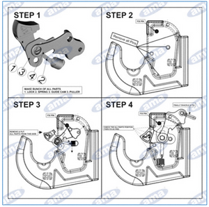 NEW - QUICK LOWER LINK HOOK 3° CATEGORY  TRACTOR 3 POINT LINKAGE MACHIENRY IMPLEMENTS