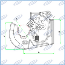 Load image into Gallery viewer, NEW - QUICK LOWER LINK HOOK 3° CATEGORY  TRACTOR 3 POINT LINKAGE MACHIENRY IMPLEMENTS
