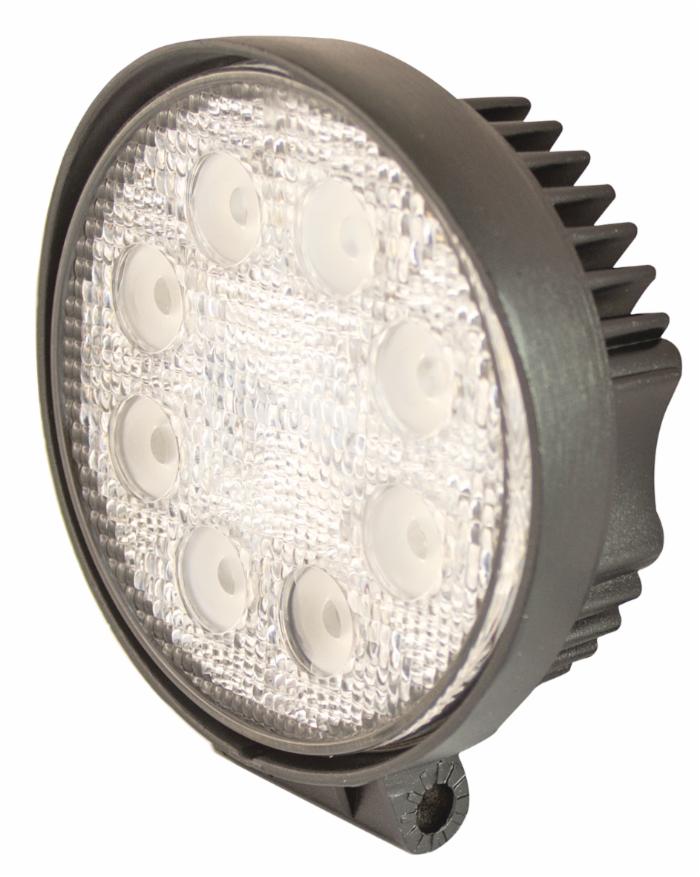 NEW - LED WORK LIGHT  110x128MM 10-30V 24W 1440LM - TRACTOR MACHINERY