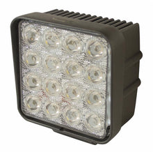 Load image into Gallery viewer, NEW - LED WORK LIGHT 110x110MM 10-30V 48W 3200LM -  TRACTOR IMPLEMENT TRAILER
